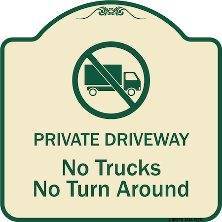 Designer Series-Private Driveway. No Trucks No Turnaround